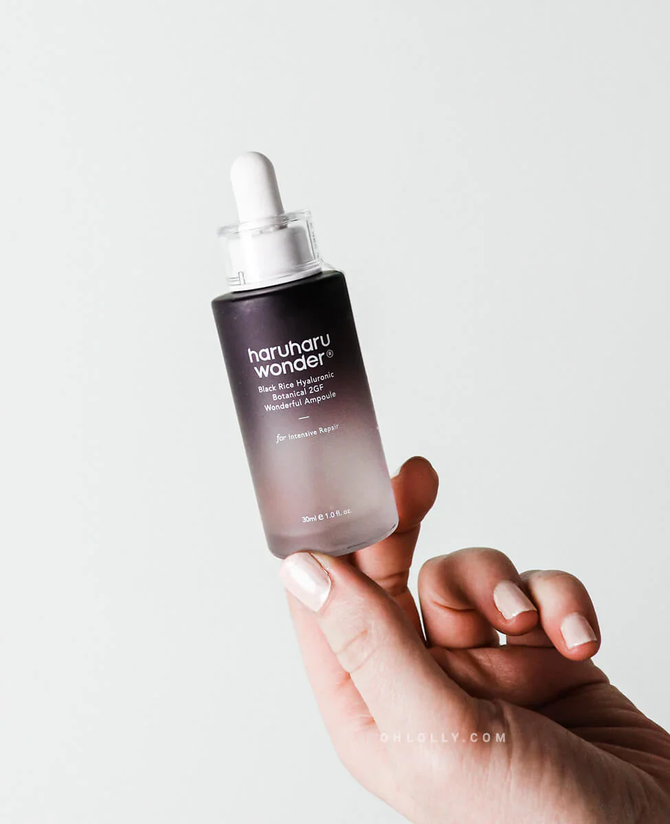 [haruharu wonder] Black Rice Hyaluronic Botanical 2GF Wonderful Ampoule [30ml] - Image 4