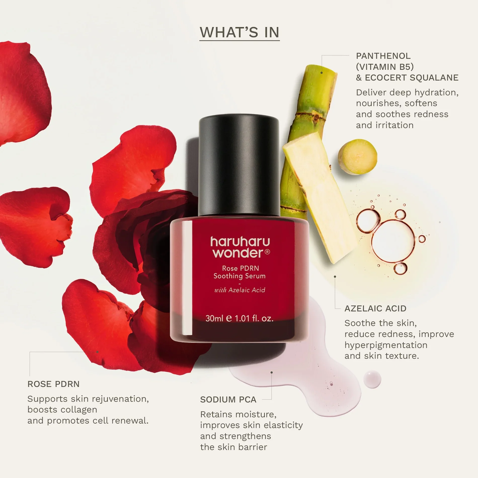 Rose PDRN Soothing Serum [30ml] - Image 2
