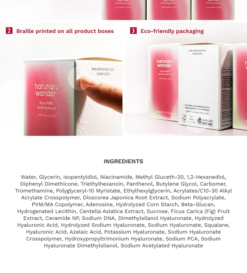Rose PDRN Soothing Serum [30ml] - Image 3