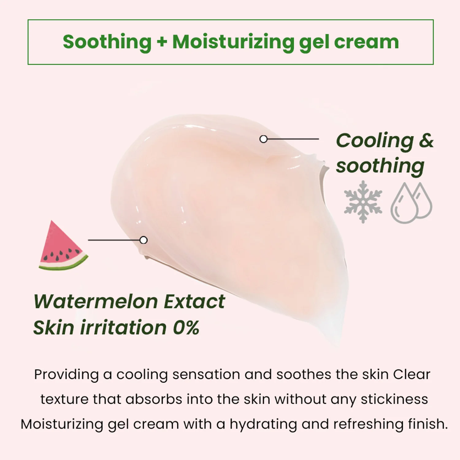 Watermelon Moisture Soothing Gel Cream [110ml] - Image 6