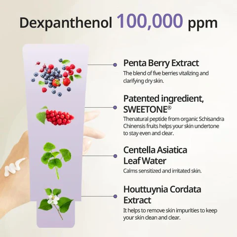 Penta Berry Panthenol Repair Cream [50ml] - Image 5