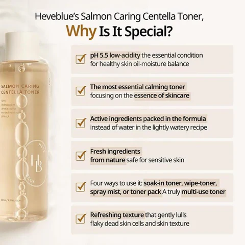 Salmon Caring Centella Toner [200ml] - Image 3