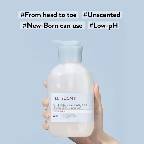 ILLIYOON Ceramide Ato 6.0 Top To Toe Wash [500ml] - Image 3