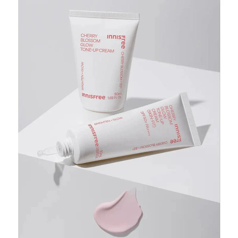 Cherry Blossom Glow Tone-Up Cream [50ml]  - Image 3