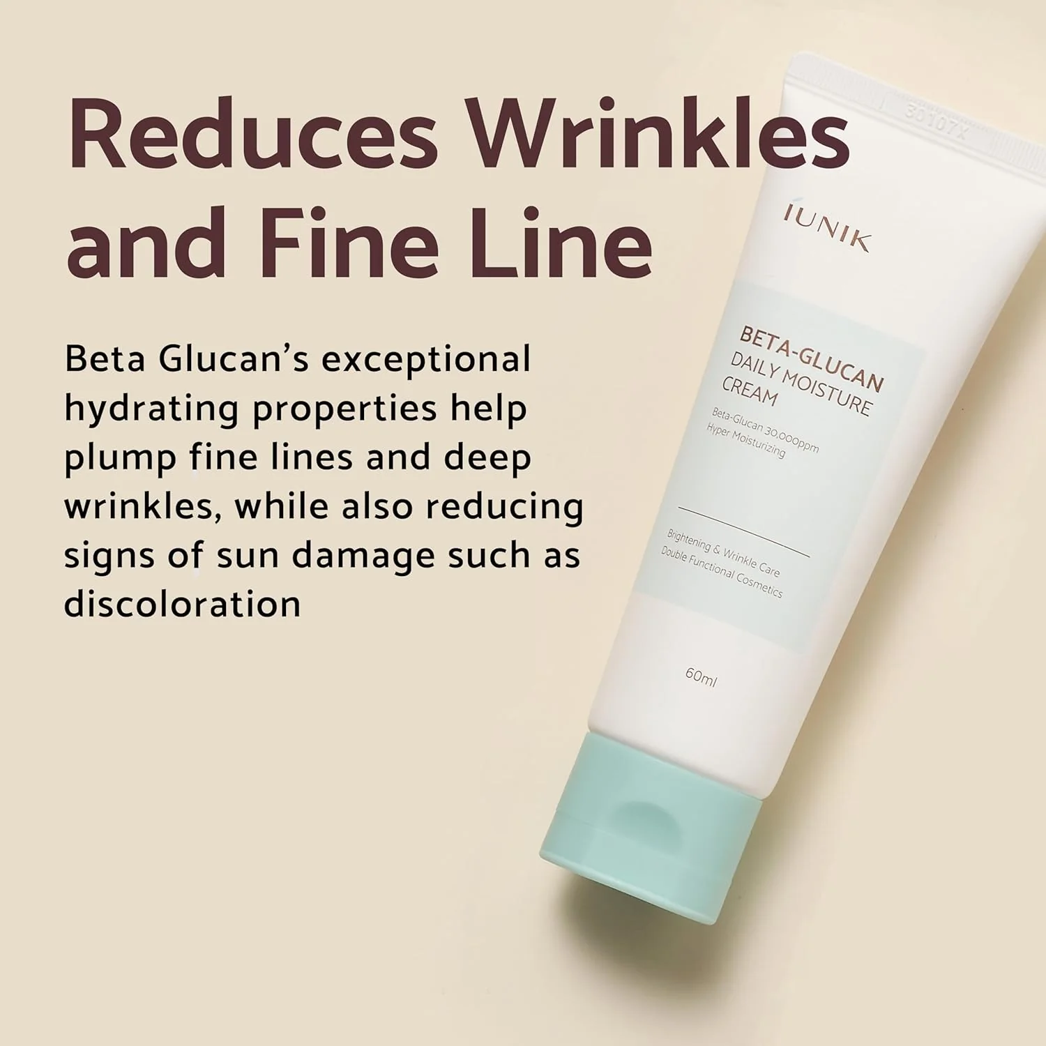 [iUNIK] Beta-Glucan Daily Moisture Cream [60ml] - Image 5