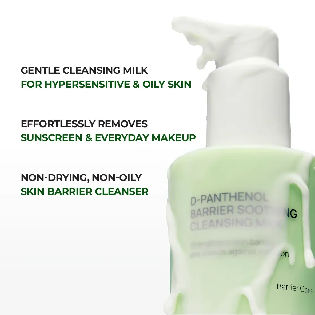 D-Panthenol Barrier Soothing Cleansing Milk [300ml] - Image 4