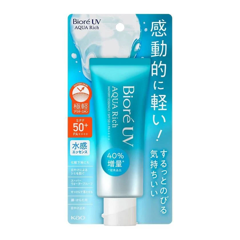 Biore UV Aqua Rich Watery Essence Sunscreen SPF 50+ PA++++ - [70g] 