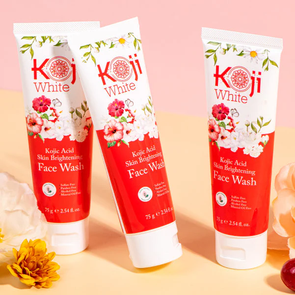 KOJI WHITE Kojic Acid Brightening Face Wash [75g] - Image 4