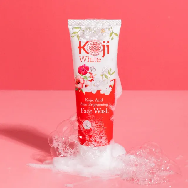 KOJI WHITE Kojic Acid Brightening Face Wash [75g] - Image 5