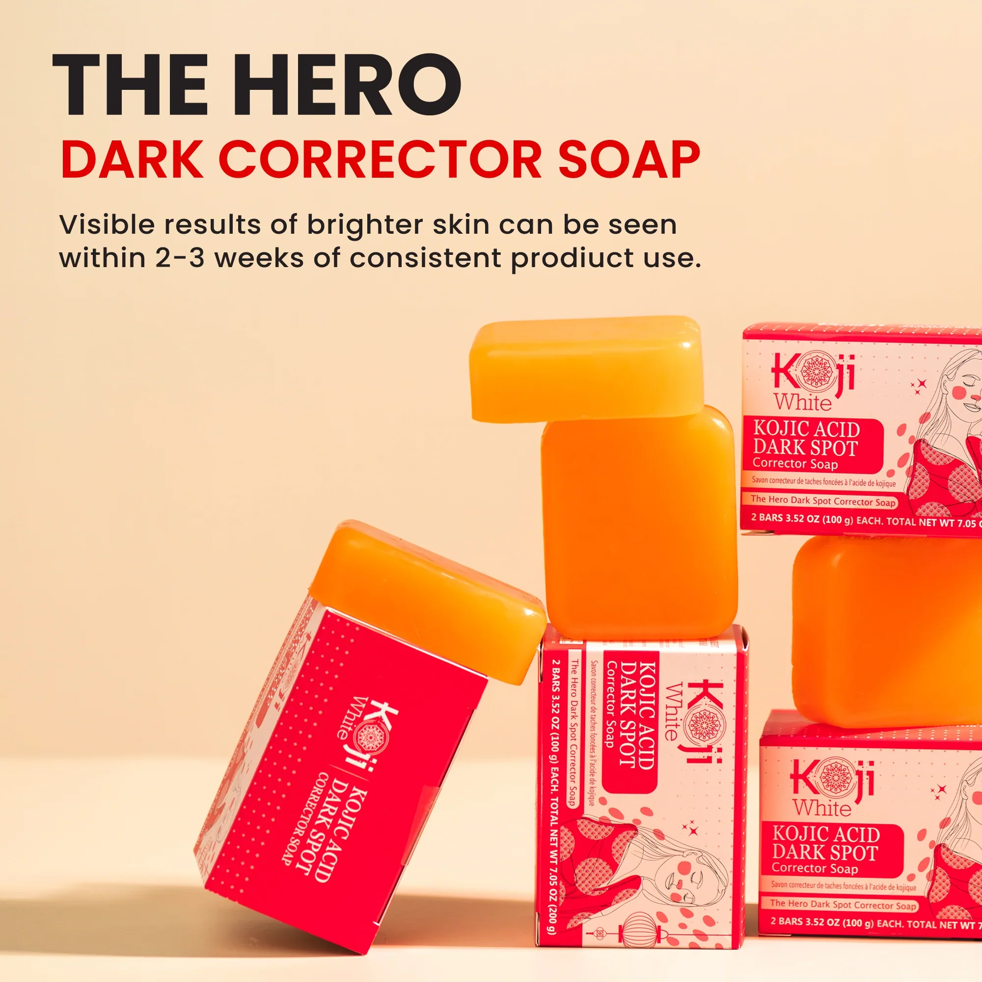 Kojic Acid Dark Spot Corrector Soap [200g] - Image 3