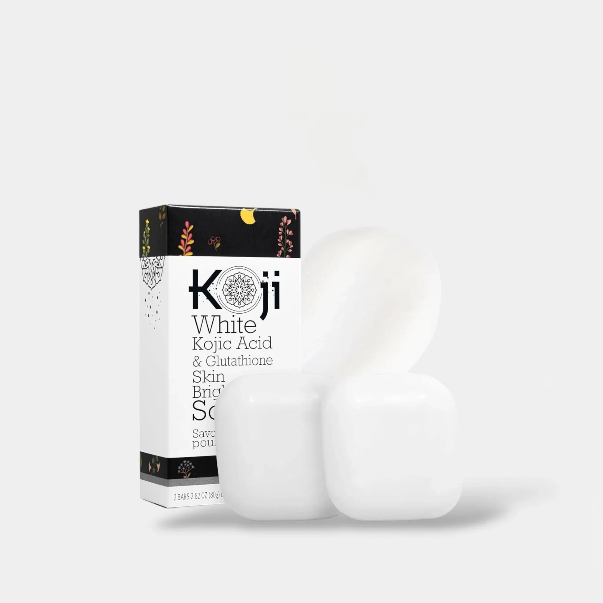 Kojic Acid & Glutathione Skin Brightening Soap [80g x2] - Image 4