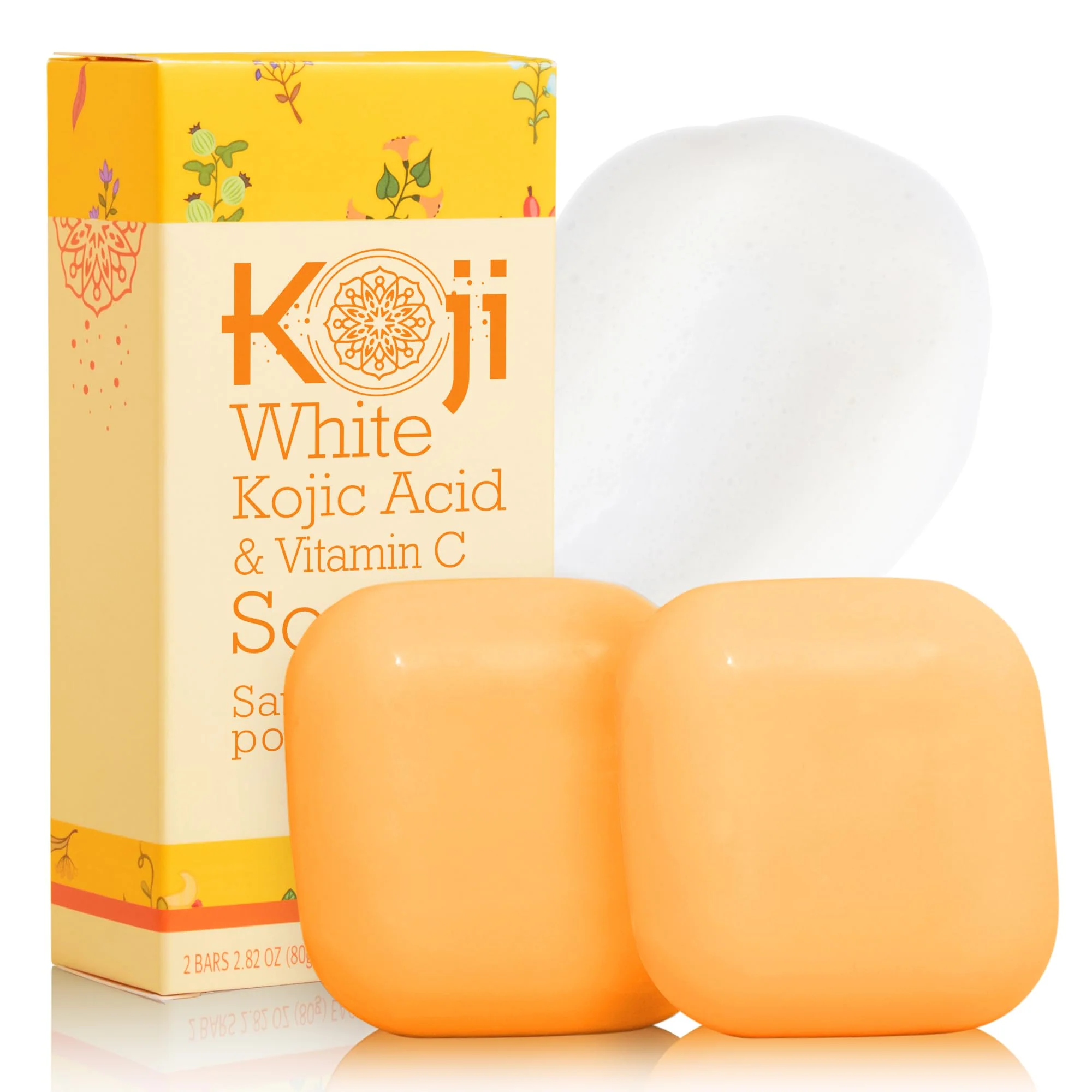KOJI WHITE Kojic Acid & Vitamin C Brightening Soap [2x80g]