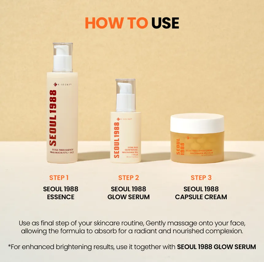 SEOUL 1988 Capsule Cream: Niacinamide 5% + Yuja [50ml] - Image 7