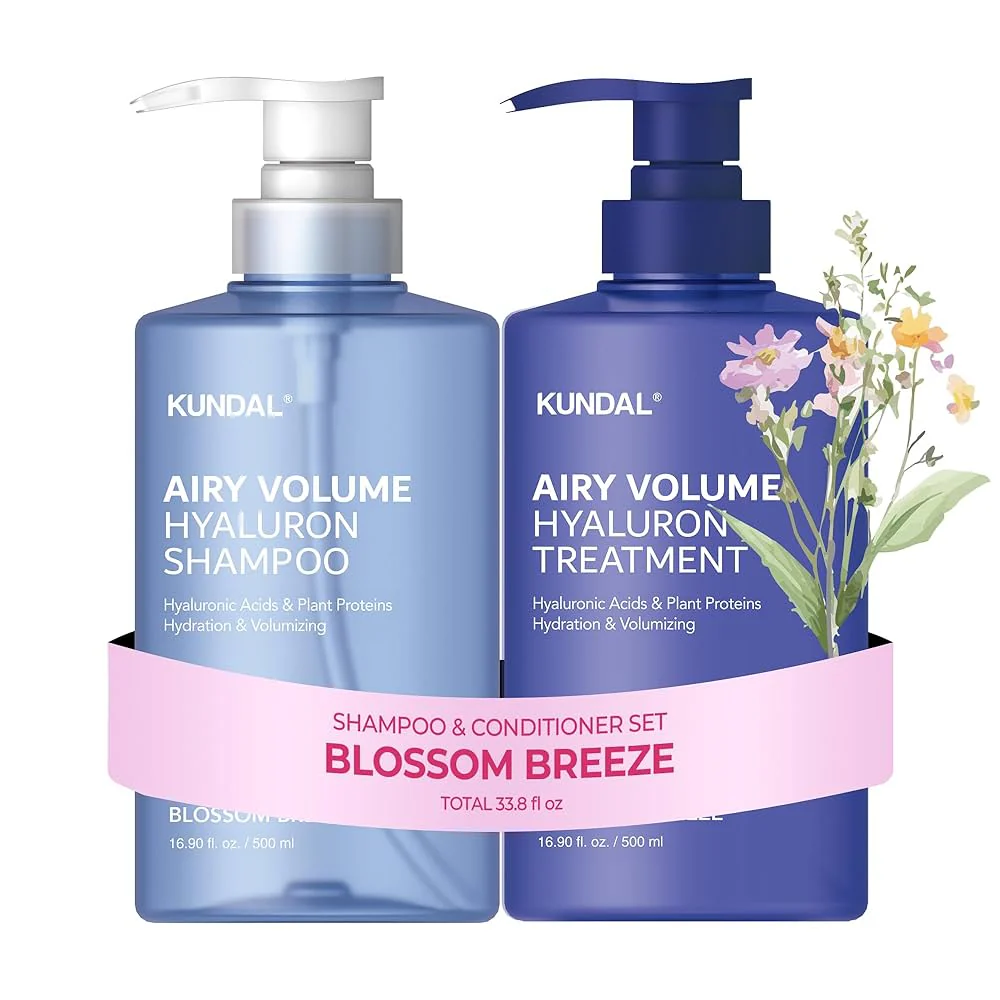 Airy Volume Hyaluron Edition Blossom Breeze (Shampoo 300ml + Conditioner 300ml) - Image 3