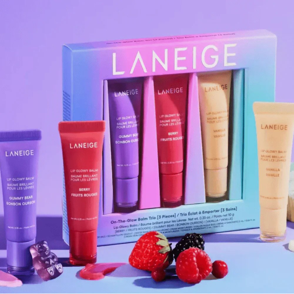 Lip Glowy Balm Trio Set [3 x 10g] - Image 2