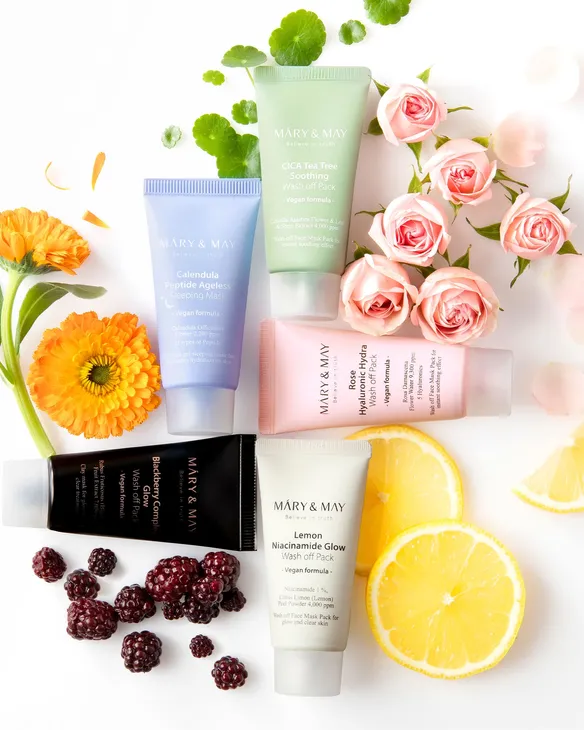 Vegan Wash Off Mask Mini Gift Set [5 pcs] - Image 5
