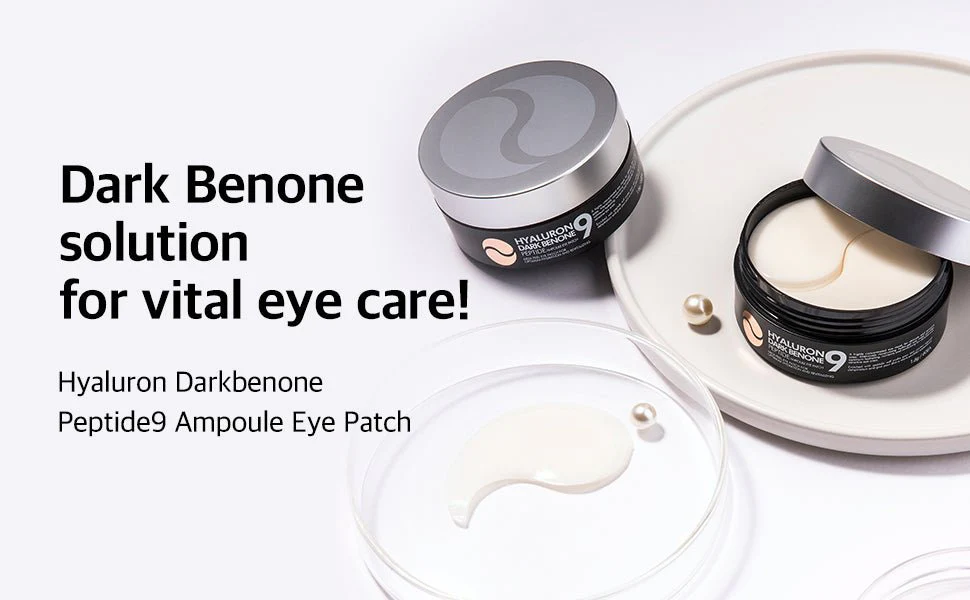 Hyaluron Dark Benone Peptide 9 Ampoule Eye Patch [60 pcs]  - Image 4
