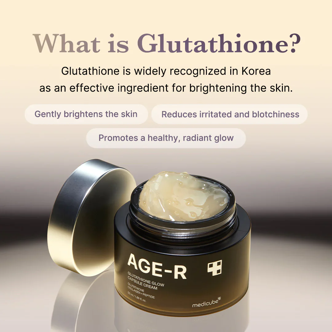 AGE-R Glutathione Glow Capsule Cream [50ml]  - Image 3