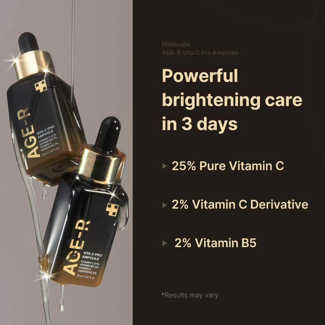 AGE-R Vita C Pro Ampoule [20ml]  - Image 3