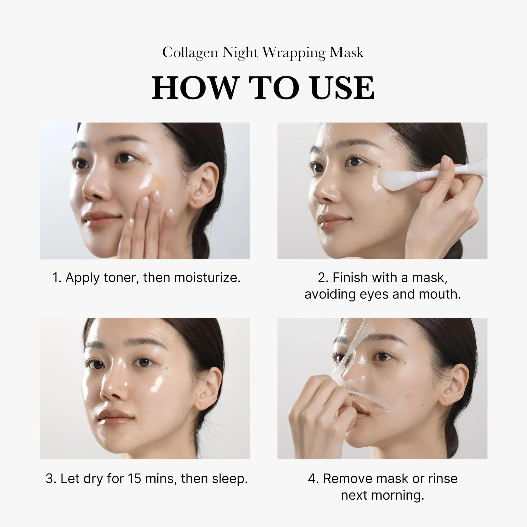 Collagen Night Wrapping Mask [75ml]  - Image 3