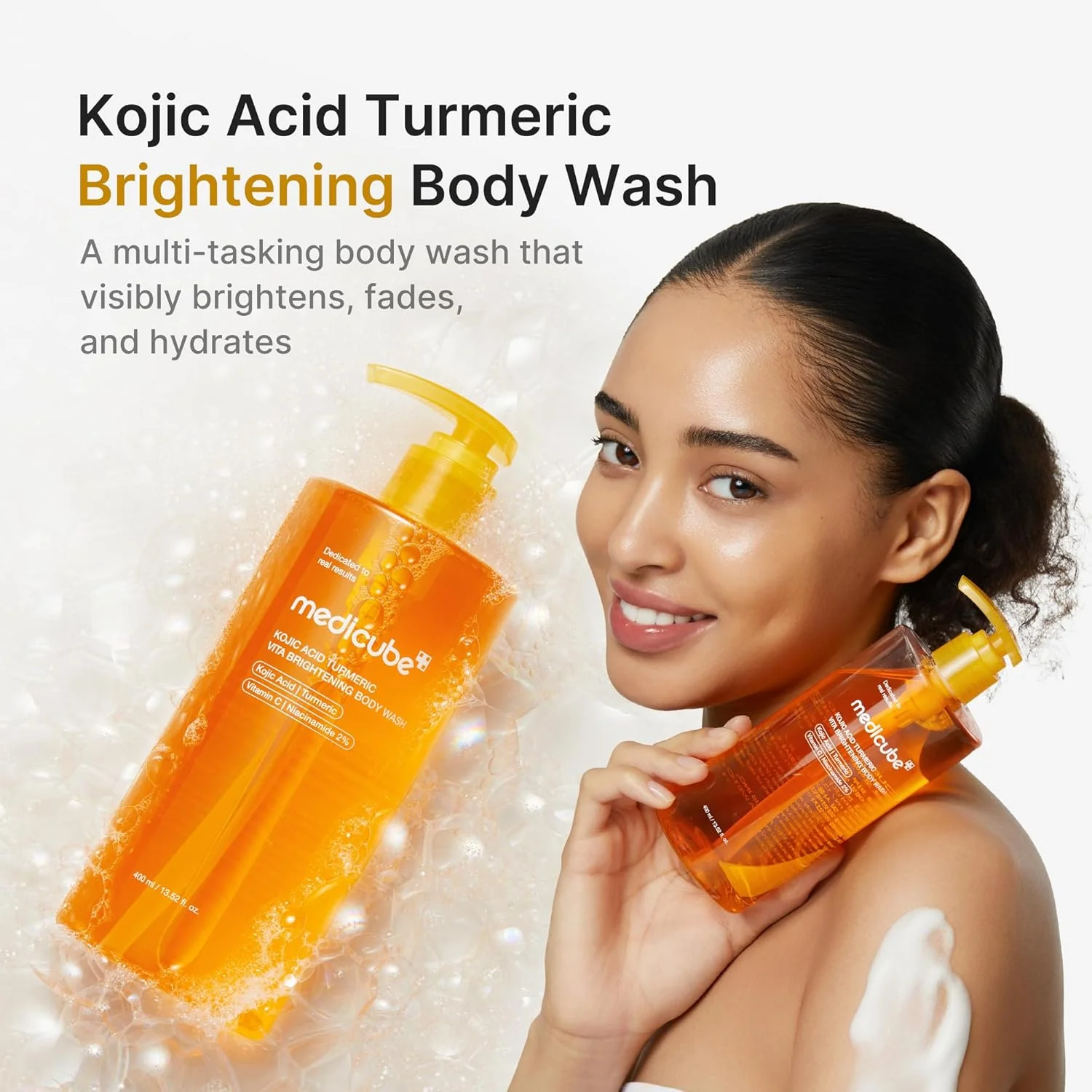 Kojic Acid Turmeric Brightening Body Wash [400ml] - Image 3