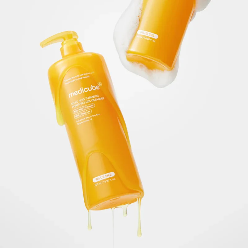 Kojic Acid Turmeric Gel to Foam Cleanser [500ml] - Image 4