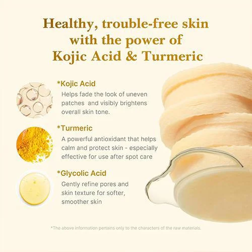 Kojic Acid Turmeric Pad [70 Pads] - Image 4