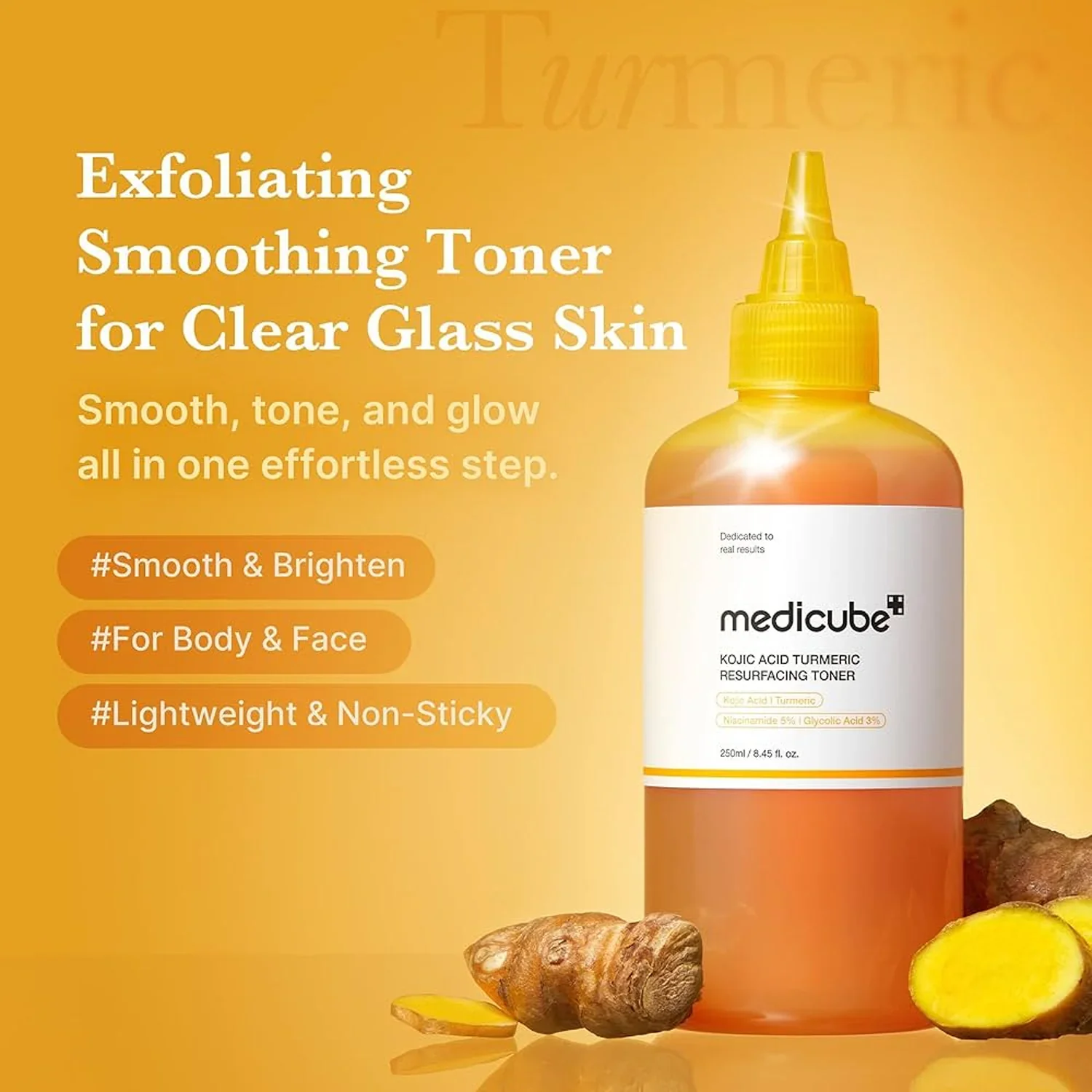 Kojic Acid Turmeric Resurfacing Toner [250ml] - Image 3