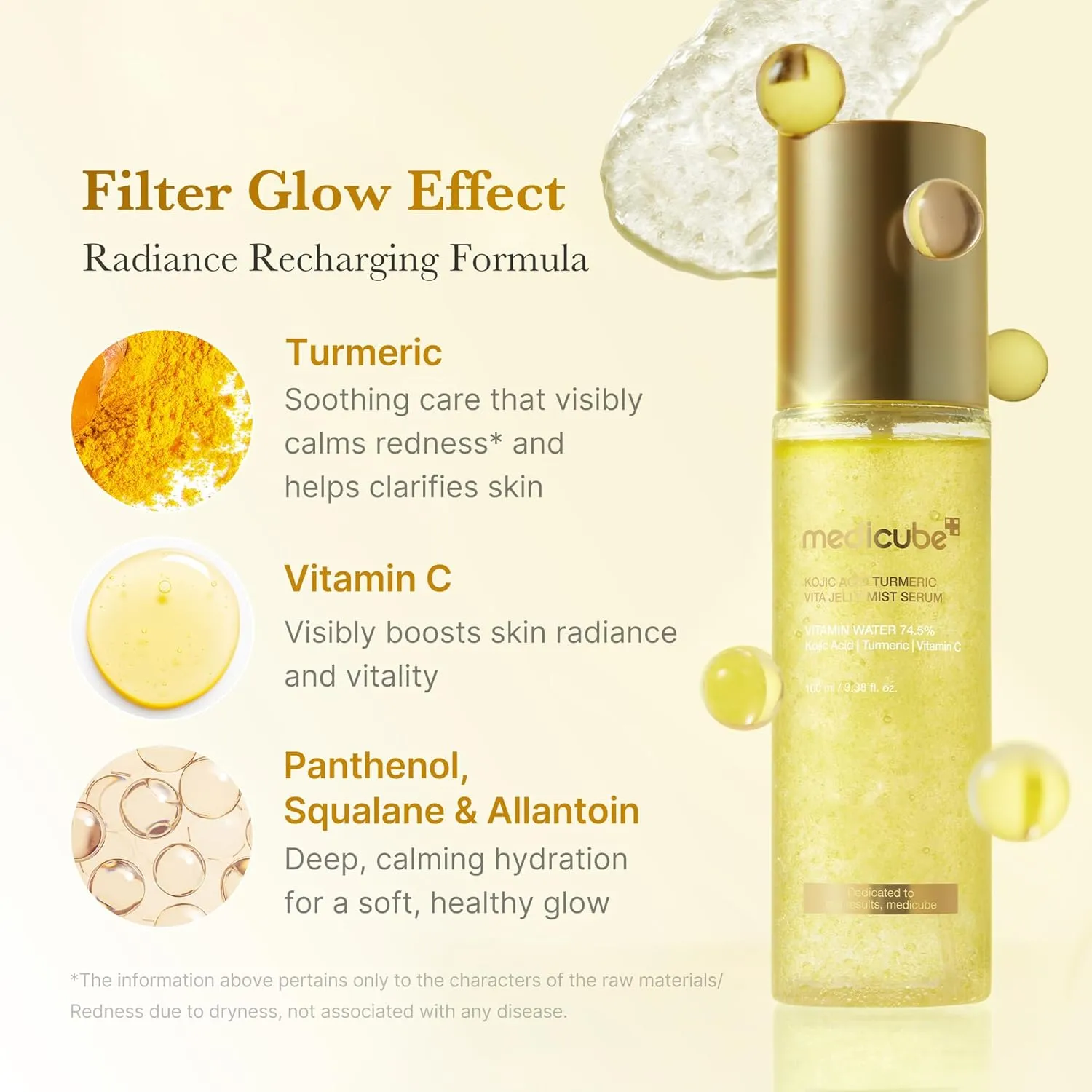 Kojic Acid Turmeric Vita Jelly Mist Serum [100ml] - Image 3