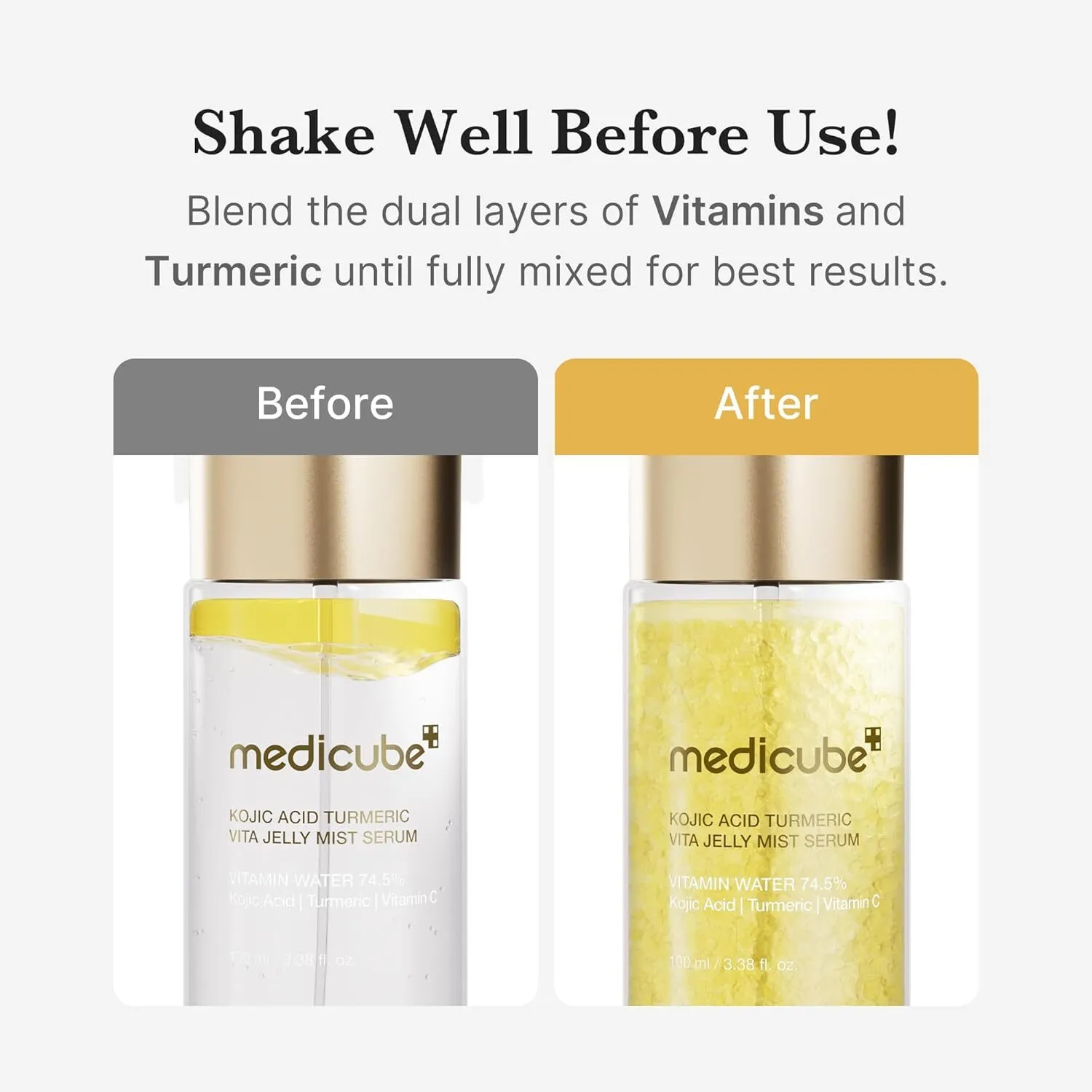 Kojic Acid Turmeric Vita Jelly Mist Serum [100ml] - Image 4