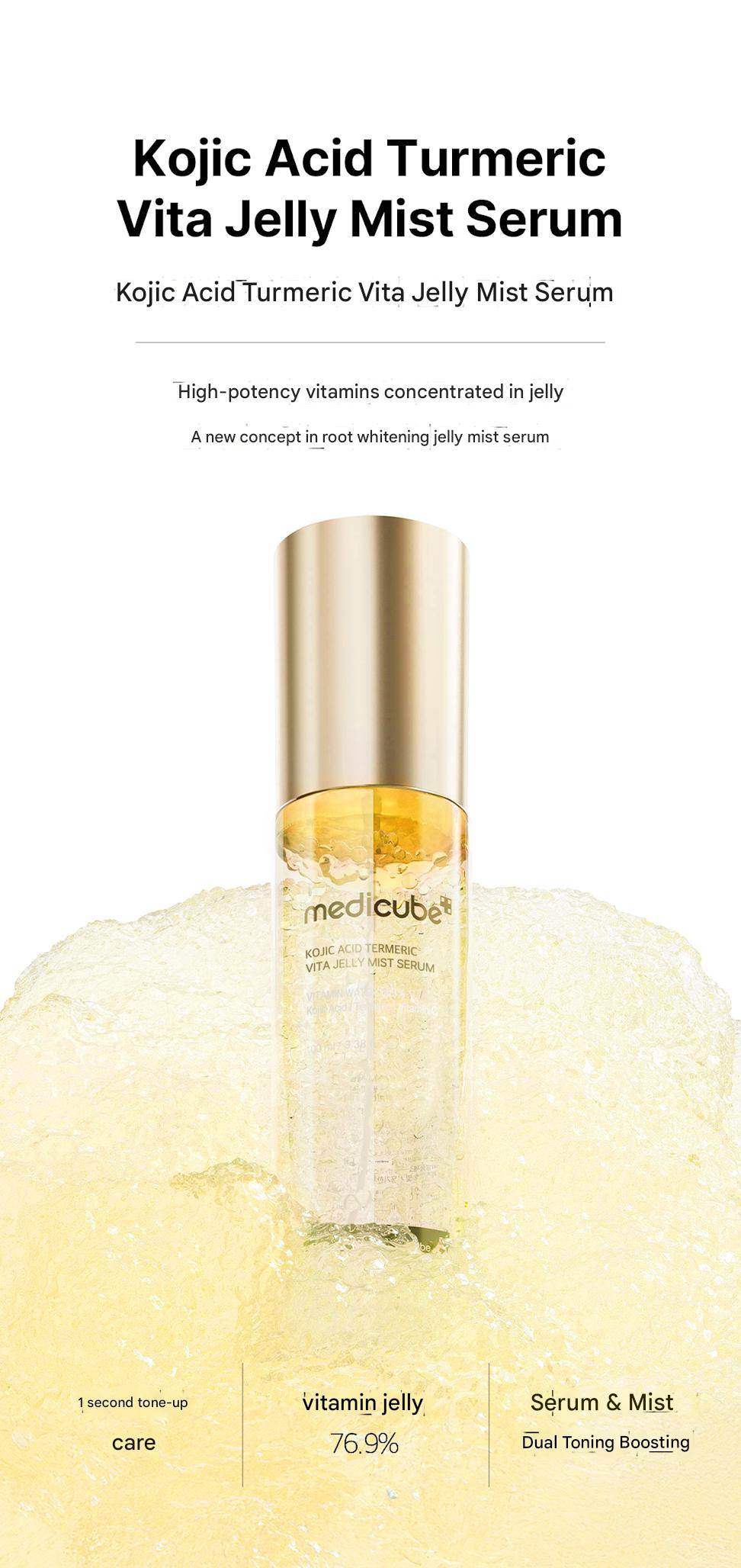 Kojic Acid Turmeric Vita Jelly Mist Serum [100ml] - Image 5