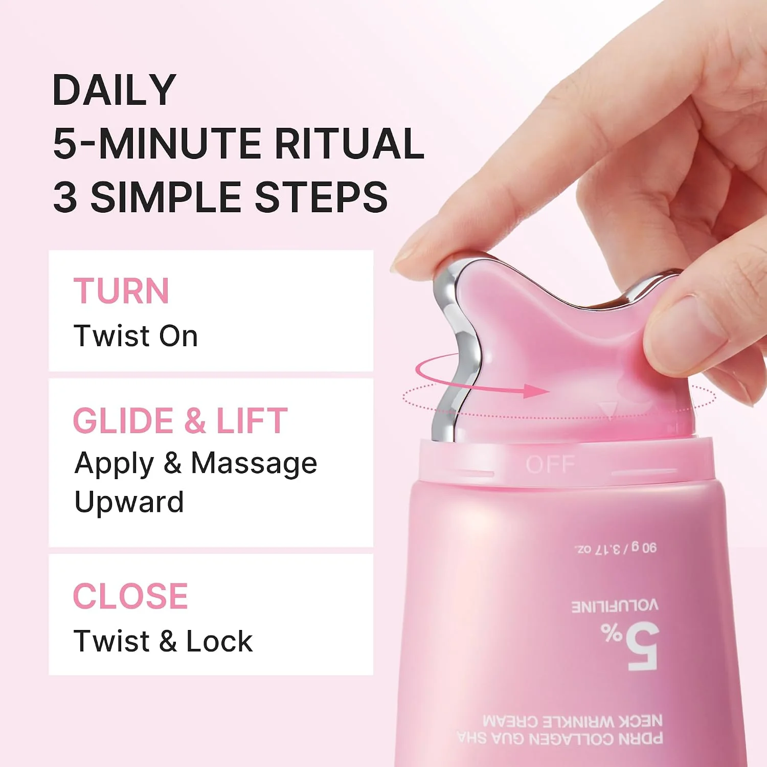 PDRN Collagen Gua Sha Neck Wrinkle Cream [150g] - Image 5