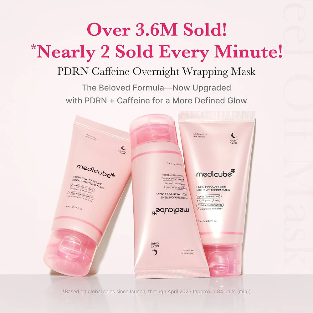 PDRN Pink Caffeine Night Wrapping Mask [75ml] - Image 6
