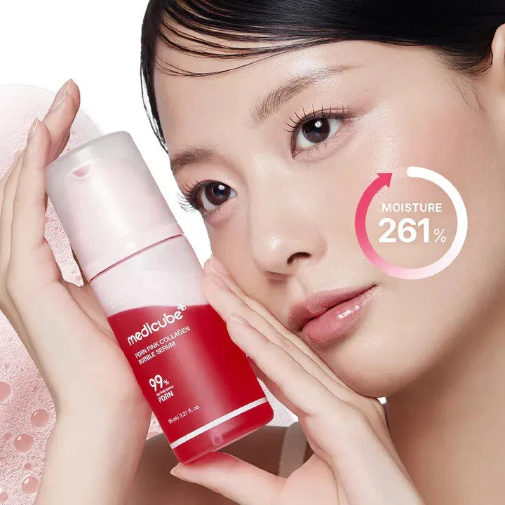PDRN Pink Collagen Bubble Serum [95ml] - Image 3