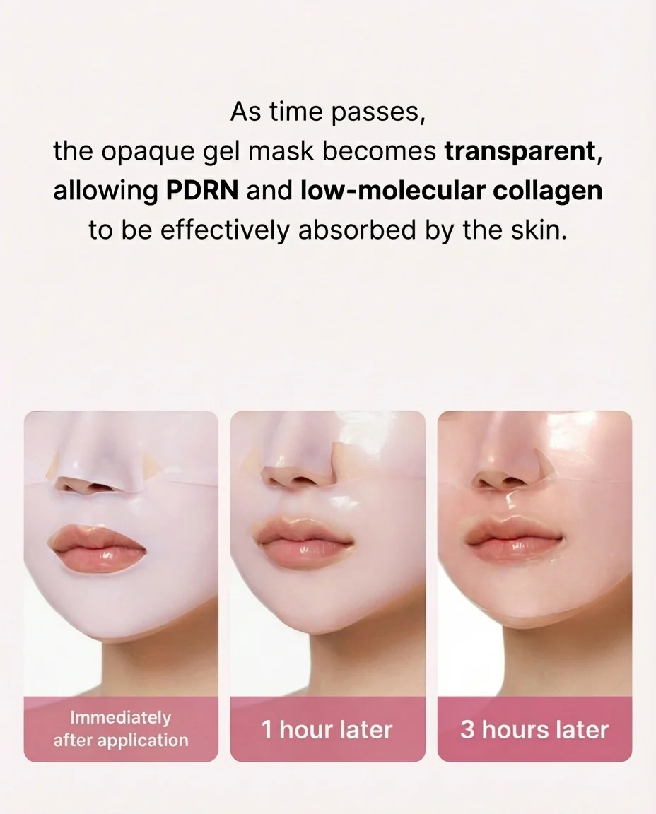 PDRN Pink Collagen Gel Mask [28g]  - Image 3