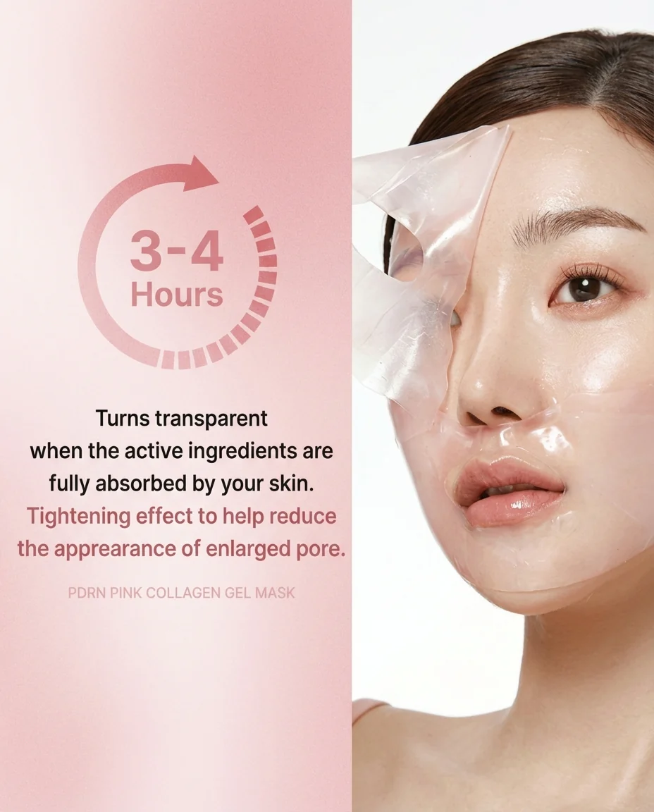 PDRN Pink Collagen Gel Mask [28g]  - Image 4