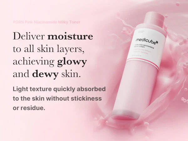 PDRN Pink Niacinamide Milky Toner [150ml] - Image 4