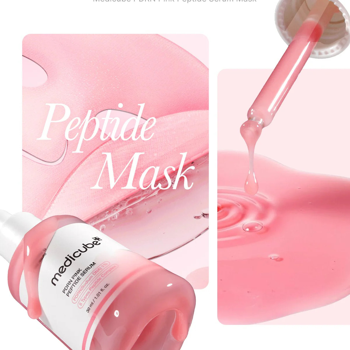 PDRN Pink Peptide Serum Mask - Image 3