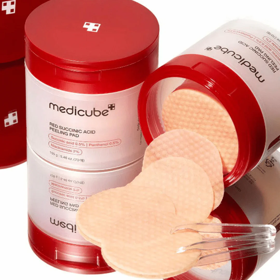 Red Succinic Acid Peeling Pad [70ea] - Image 4