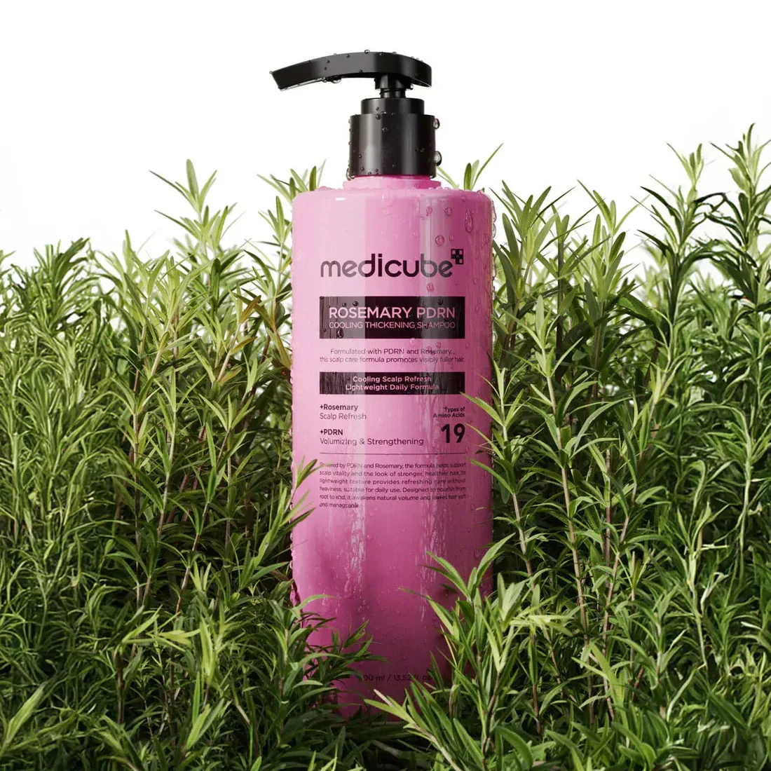 Rosemary PDRN Cooling Thickening Shampoo [400ml] - Image 2