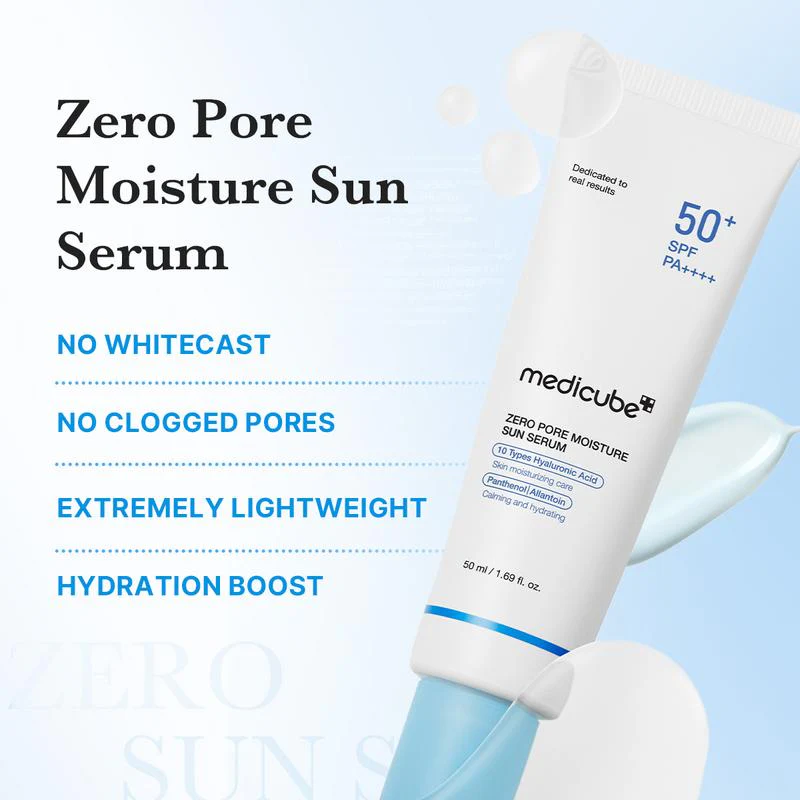 Zero Pore Moisture Sun Serum [50ml] - Image 3