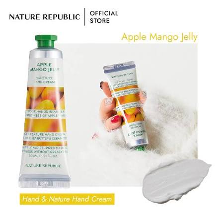 Hand & Nature Hand Cream #Apple Mango Jelly [30ml] - Image 3