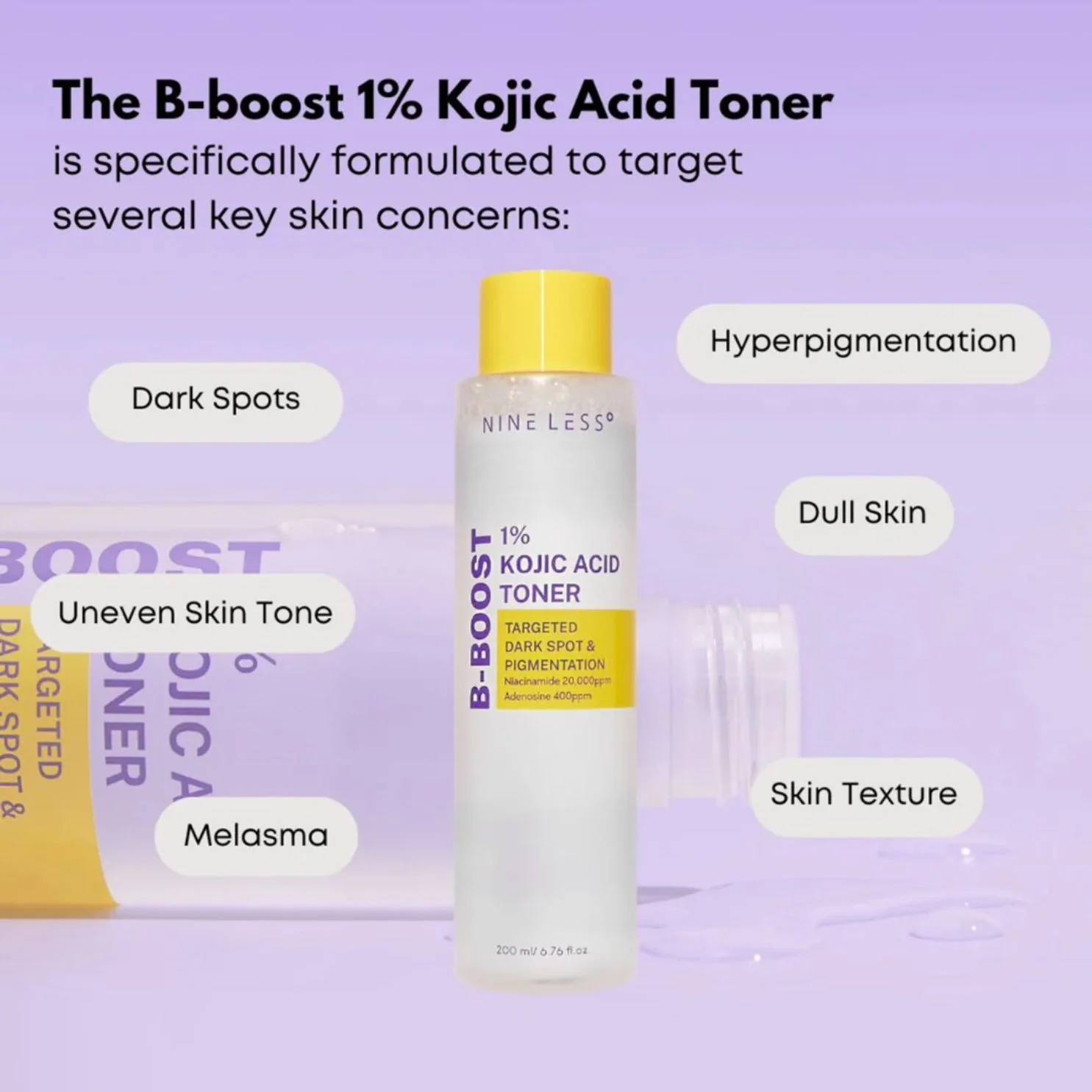 B-Boost 1% Kojic Acid Toner [200ml] - Image 6