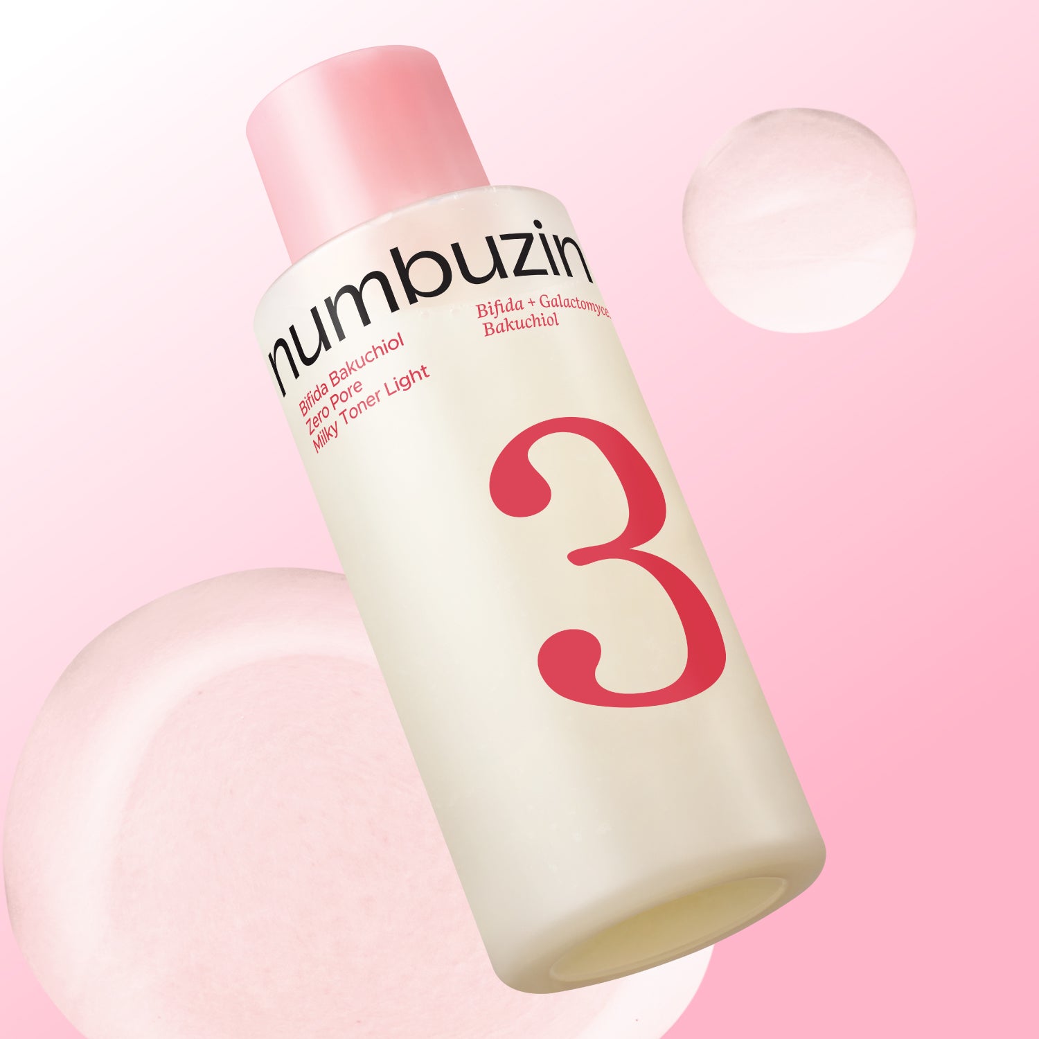 No. 3 Bifida Bakuchiol Zero Pore Milky Toner Light [200ml] - Image 2
