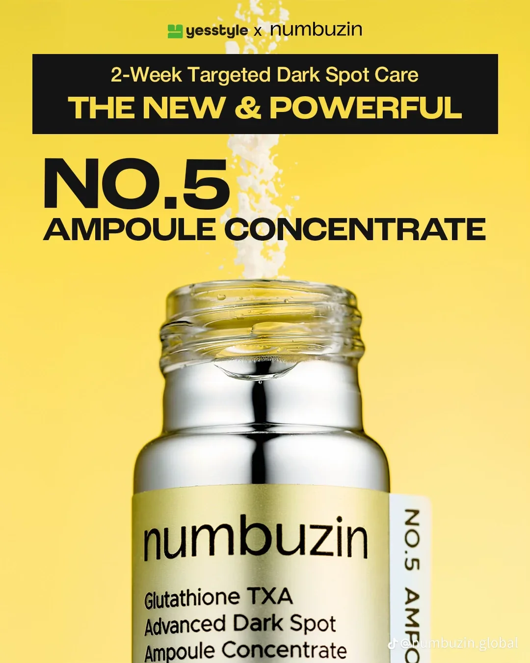 No.5 Glutathione TXA Advanced Dark Spot Ampoule Concentrate [10g+0.7g] - Image 3