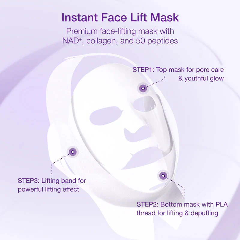 [numbuzin] No.9 NAD Bio Lifting-sil Full Face Mask Set [48ml] - Image 5