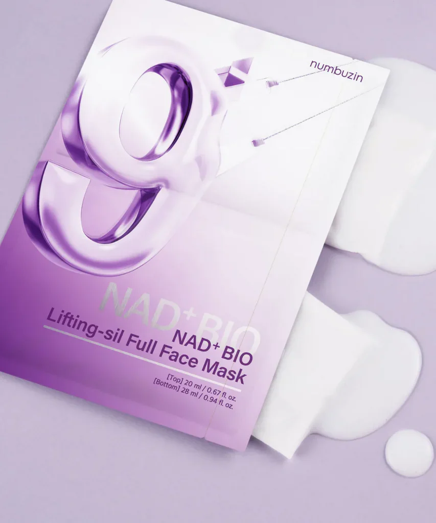 [numbuzin] No.9 NAD Bio Lifting-sil Full Face Mask Set [48ml] - Image 6