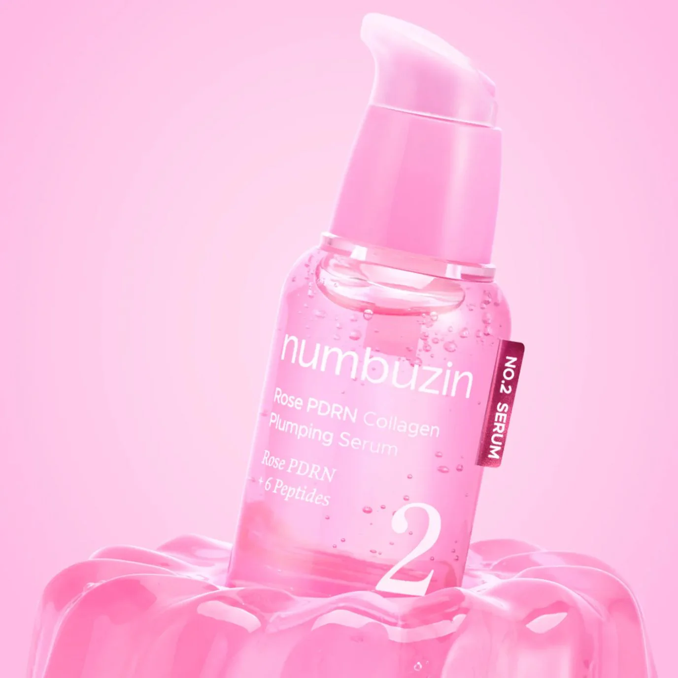 No.2 Rose PDRN Collagen Plumping Serum [30ml] - Image 3