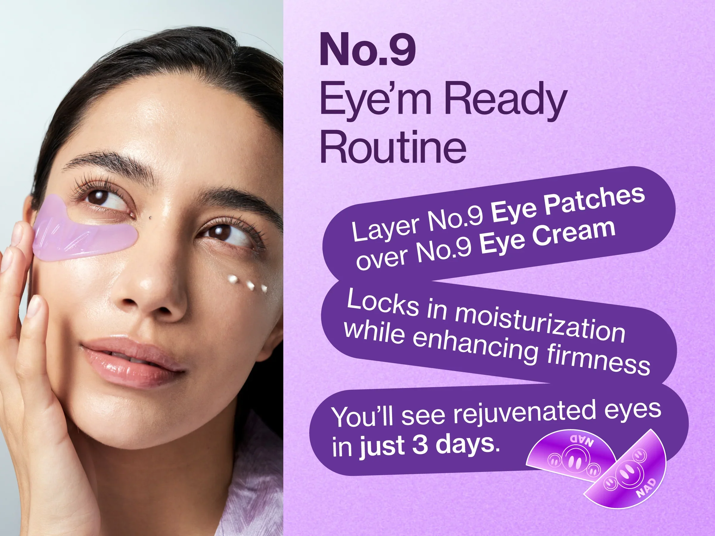 No.9 NAD Under Eye Patches [5pc] - Image 4