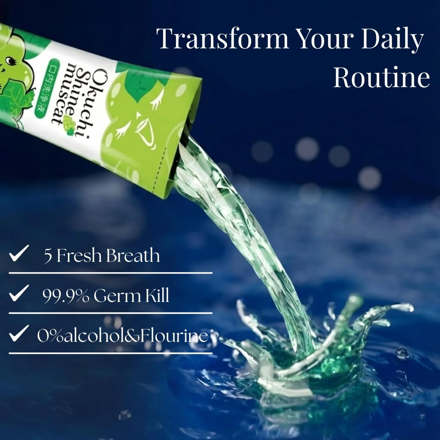 Shine Muscat Mouthwash [11ml x 5] - Image 4